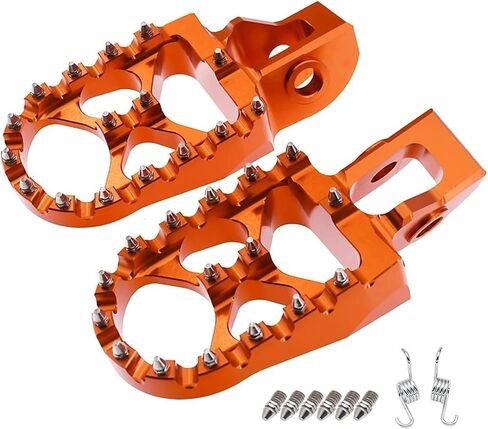 For KTM for EXC for EXCF for SX for SXF for XCW for XC for XCF 125 150 200 250 300 350 450 500 2017-2022 2018 for SX125 for SX150 2016 Foot Pegs Pedal Footrests(Blue) in Saudi Arabia