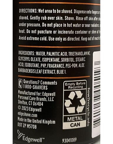 Edge Men's Sensitive Skin Formula Shave Gel with Soothing Aloe, 2.75 Ounce in Kuwait