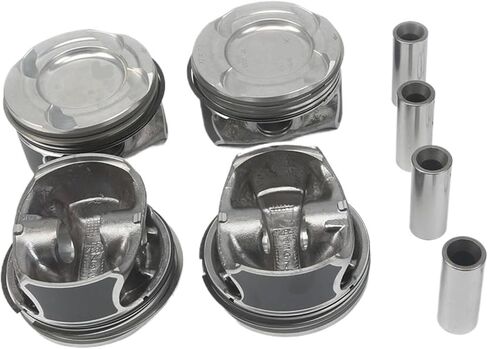 متوافق مع C160 C180 CGI E180 SLC180 W204 W205 1.6L L4 4 قطعة M270 M274 مكبس المحرك ومجموعة الحلقة 83.00 مللي متر 274 030 in Saudi Arabia