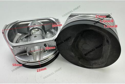 4 PC Piston Suitable for Nissan K21 Engine Part in Saudi Arabia