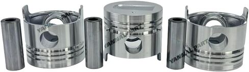 3 PC Piston Suitable for Mitsubishi S3L Engine Part in Saudi Arabia
