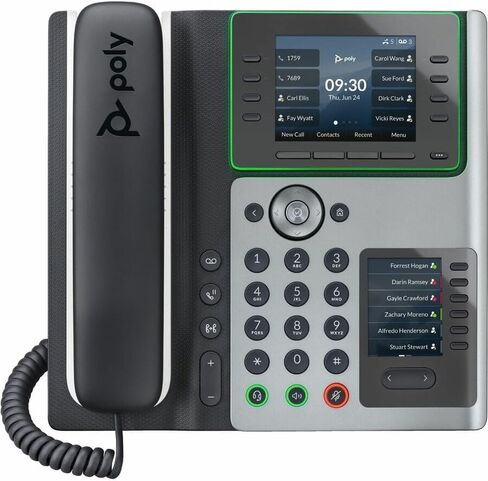 هاتف Poly E450 IP - سلكي - سلكي - سطح المكتب - أسود - VoIP - 2 × شبكة (RJ-45) - منافذ PoE in Saudi Arabia