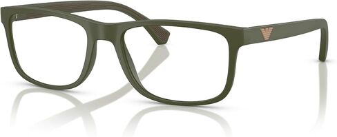 Emporio Armani Men's EA3147 Sunglasses, Matte Blue/Black/Demo Lens, 55 mm in Saudi Arabia