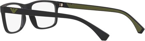 Emporio Armani Men's EA3147 Sunglasses, Matte Blue/Black/Demo Lens, 55 mm in Saudi Arabia