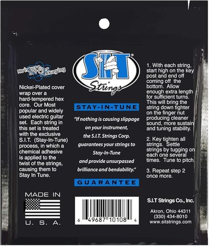 S.I.T. String S81068 Eight String Nickel Wound Electric Guitar String in Saudi Arabia