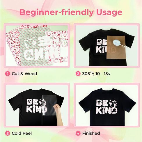 نقل الحرارة من الفينيل المنتفخ بلون البشرة من HTVRONT - 9 قطع من الفينيل المنتفخ في 4 ألوان بنية HTV، فينيل نقل حراري منتفخ ثلاثي الأبعاد للقمصان - فينيل قابل للكي مقاس 12×10 بوصة من أجل Cricut & Silhouette Cameo in Kuwait