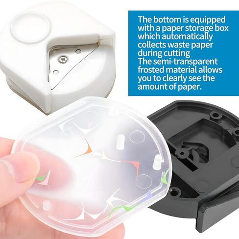 قطعتان من خرامة الزوايا المستديرة - خرامة ورق مستديرة صغيرة مقاس 4 مم، مناسبة لسجلات القصاصات، وصناعة بطاقات الصور، والحرف اليدوية اليدوية لقطع الورق. in Kuwait