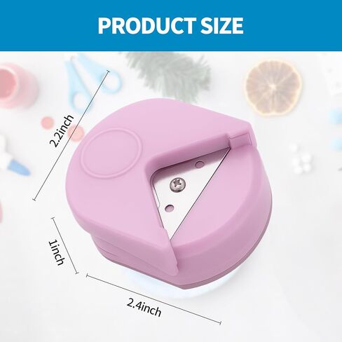 2Pcs Corner Rounder Punch – 4mm Mini Corner Rounder Paper Punch，Suitable for Scrapbooking,Photo Card Making, Paper Cutting DIY Crafts. in Saudi Arabia