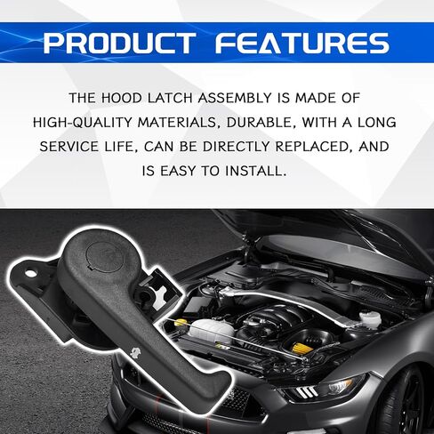 مقبض تحرير غطاء محرك السيارة لعام 2013-2020 Ford Fusion Lincoln MKZ غطاء محرك السيارة مزلاج غطاء محرك السيارة مفتوح مقبض تحرير السحب مع دعامة تثبيت يستبدل # HS7Z-16B626-A، DS7Z-99042C74-A in Saudi Arabia