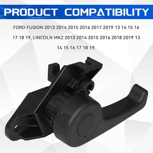 مقبض تحرير غطاء محرك السيارة لعام 2013-2020 Ford Fusion Lincoln MKZ غطاء محرك السيارة مزلاج غطاء محرك السيارة مفتوح مقبض تحرير السحب مع دعامة تثبيت يستبدل # HS7Z-16B626-A، DS7Z-99042C74-A in Saudi Arabia