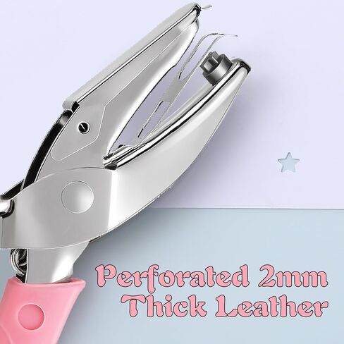 ثقب نجمة 1/4 بوصة ثقب صغير معدني محمول باليد على شكل نجمة ثقب خرامة مع مقبض ناعم، ثقب واحد لبطاقة القرط، خرامة ورق لمشاريع DIY، بطاقات مكتبية، تذكرة ملابس (نجمة) in Kuwait