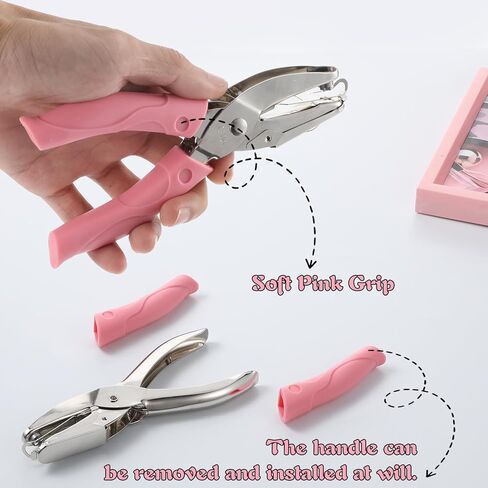 ثقب نجمة 1/4 بوصة ثقب صغير معدني محمول باليد على شكل نجمة ثقب خرامة مع مقبض ناعم، ثقب واحد لبطاقة القرط، خرامة ورق لمشاريع DIY، بطاقات مكتبية، تذكرة ملابس (نجمة) in Kuwait