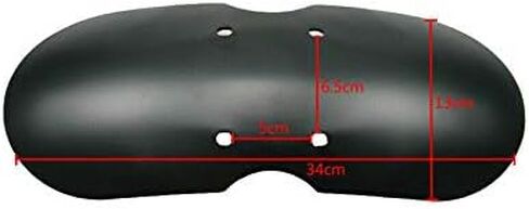 Aluminum Front Fender Mudguard For Triumph Bonneville T100 Scrambler Thruxton 2001-2016 (Matt Black) in Saudi Arabia