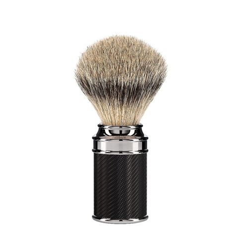 MÜHLE Traditional Silvertip Badger Shaving Brush | Chrome Plated Stainless Steel Handle | Luxury Shave Accessory for Men in Kuwait