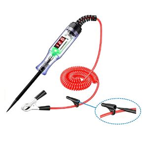 Test Light Automotive 3-80V DC,Digital LED Light Tester with Voltage Display,Bidirectional Indicator, Tester Pen with Extended Spring Wire&Stainless Steel Probe, for Car,RV,Fuse Voltage Systems in Saudi Arabia