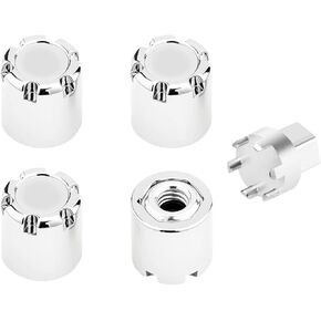 4PCS Aluminum M4 Nut Wheel Rim Center Cap Manual Locking Hubs for 1/10 RC Crawler Car Traxxas TRX4 Axial SCX10 D90 Tamiya MST Redcat in Kuwait
