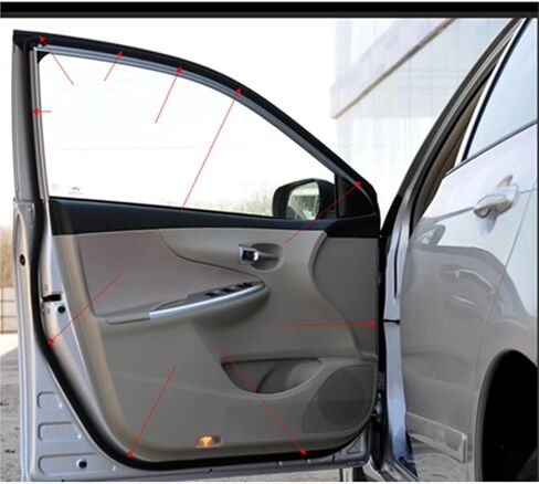 Car Body Door weatherstrip Rubber Seal for 2007-2011 ZZE14# ZRE14# ZRE152 CE140 NZE141 ZRE142(Rear R Door) in Saudi Arabia