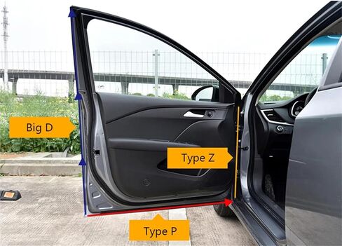 Car Door Rubber Seal Trunk Hood Sealing Strip Window Edge Seal Strip Rubber Noise Insulation(Type Z) in Saudi Arabia