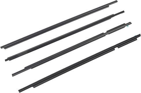 4Pcs Car Window Weatherstrip Seal Belt 75711‑60061 Replacement for2003 to 2009 in Saudi Arabia
