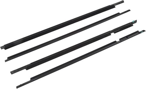4Pcs Car Window Weatherstrip Seal Belt 75711‑60061 Replacement for2003 to 2009 in Saudi Arabia