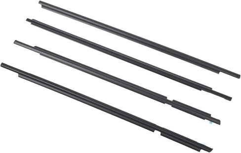 4Pcs Car Window Weatherstrip Seal Belt 75711‑60061 Replacement for2003 to 2009 in Saudi Arabia