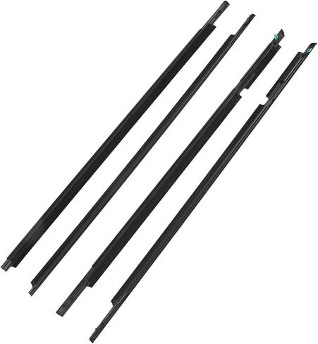 4Pcs Car Window Weatherstrip Seal Belt 75711‑60061 Replacement for2003 to 2009 in Saudi Arabia