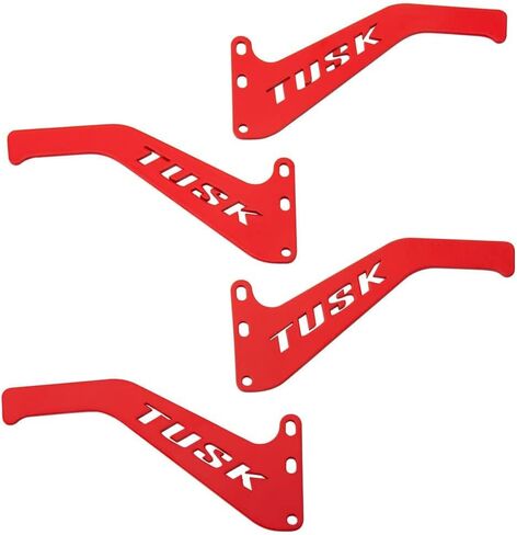 TUSK Door Latch Handles Red for Can-Am Maverick X3 Max Turbo R 64 Inch 2017-2019 in Saudi Arabia
