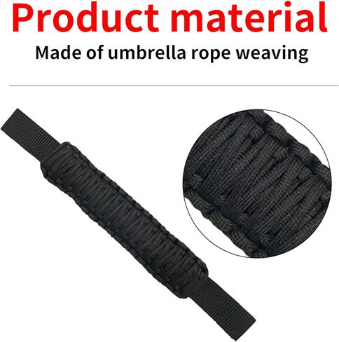1 Pack 2 Pcs Headrest Grab Handles, Car Rear Seat Safety Grab Handle, Black Car Front Rear Seat Back Roll Bar Grip Handles Universal for Car SUV Truck Pickup Interior Accessories in Saudi Arabia
