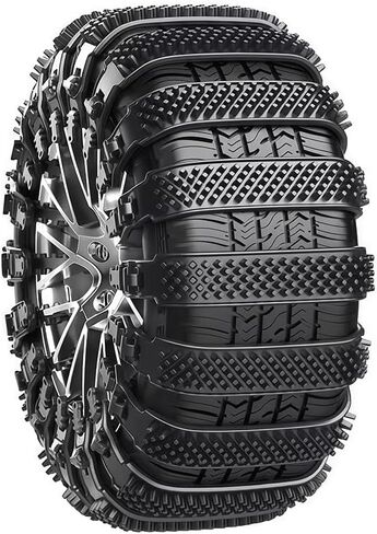 Snow Chains Compatible with Suzuki GSX R 600, 20 pieces Heavy Duty Anti-Skid Snow Tire Chains Plastic Zip Tie Tire Traction Chain for Winter Driving,Orange-20pcs in Saudi Arabia