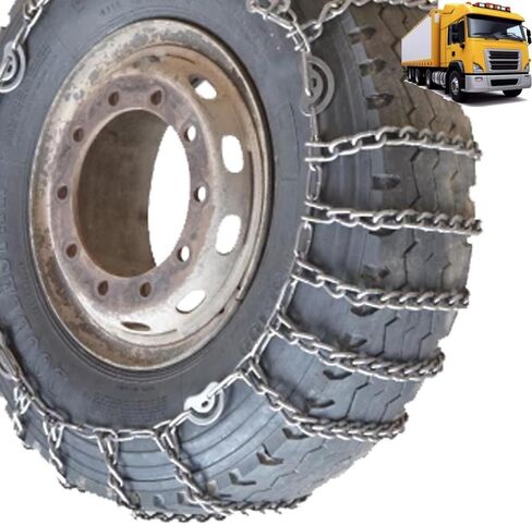 2pcs 9mm Heavy Duty Snow Tire Chains for Suv Pickup Trucks and AVT Traction Chains Manganese Skid Design for Snow,Mud,Ice and Sand Reliable Grip 11R22.5 2pcs 315/70R22.5 in Saudi Arabia