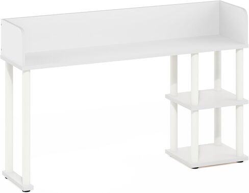 Furinno Classic Desk Shelf, 5-Shelf Desktop Hutch, Book Shelf, 3-Tier Desk Organzier, for Office Supplies, Office Desk Accessories, for Home Office, College, Dorm, White in Saudi Arabia