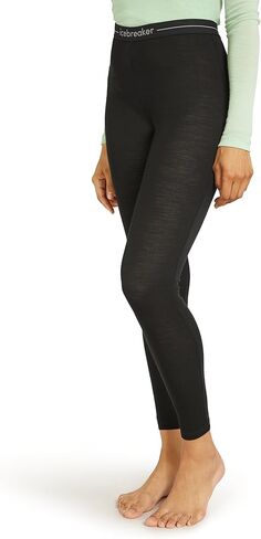 Icebreaker Merino Women’s 175 Everyday Winter Leggings, 100% Merino Wool Base Layer - Soft, Stretchy Thermal for Women - Premium Snow Clothes and Cold Weather Gear for Women - Loden Green, X-Small in Saudi Arabia