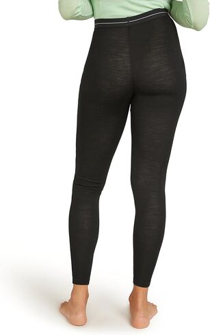 Icebreaker Merino Women’s 175 Everyday Winter Leggings, 100% Merino Wool Base Layer - Soft, Stretchy Thermal for Women - Premium Snow Clothes and Cold Weather Gear for Women - Loden Green, X-Small in Saudi Arabia