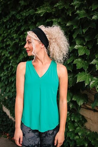 عصابة رأس مافن ثريد للسيدات مضادة للانزلاق وممتصة للعرق للتمرين واليوجا، 4 عبوات (أساسيات جريئة) in Kuwait