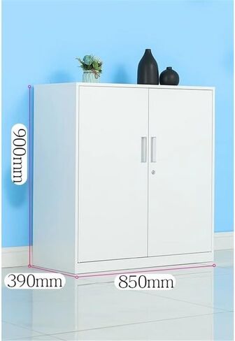 File Cabinet Office File Cabinet with Lock File Information Storage Cabinet 1mm Thickness Iron Cabinet Home Balcony Tool Storage Cabinet Office Storage Cabinet(White) in Saudi Arabia