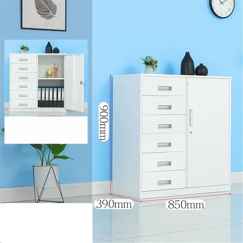 Office File Organizer for Home & Work, Lockable Filing Cabinet for Paper, Books, Supplies, Compact, Movable & Multifunctional (Multi Color) in Saudi Arabia