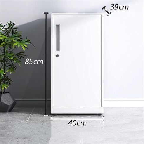 85cm High Lockable Steel File Cabinet, Modern Office Storage Solution, Secure & Spacious Filing Cabinet for Documents, Supplies, and Tools (Gris) in Saudi Arabia