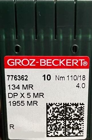 إبرة مع 10 إبر ماكينة خياطة Groz-Beckert 134 MR DPX5 134 SAN 11 - مقاس 110/18 in Kuwait