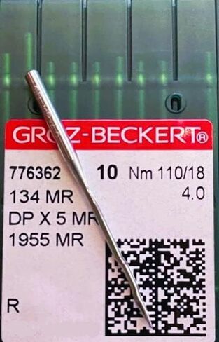 إبرة مع 10 إبر ماكينة خياطة Groz-Beckert 134 MR DPX5 134 SAN 11 - مقاس 110/18 in Kuwait