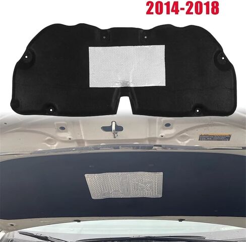 Compatible for Toyota Corolla Sedan 2014-2018 Front Hood Engine Insulation Cotton Pad Heat Soundproof Mat Cover Foam Aluminum Sheet in Saudi Arabia