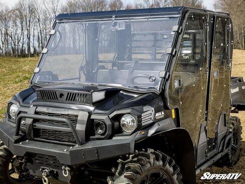 زجاج أمامي كامل مقاوم للخدش من SuperATV متوافق مع Kawasaki Mule Pro in Saudi Arabia
