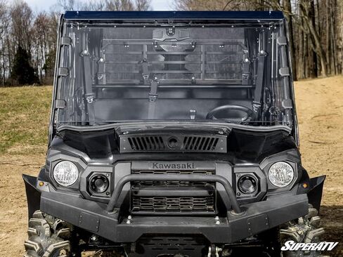 زجاج أمامي كامل مقاوم للخدش من SuperATV متوافق مع Kawasaki Mule Pro in Saudi Arabia