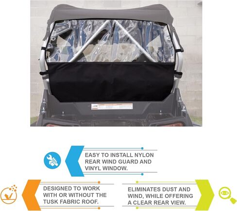 النافذة الخلفية Tusk UTV - تناسب: Honda Pioneer 500 2015-2019 in Saudi Arabia