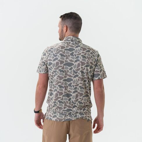 Performance Button Up - Retro Duck Camo in Kuwait