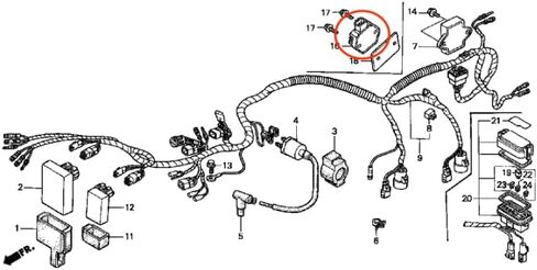 Voltage Regulator Rectifier Fits Honda Foreman Rancher TRX350 TRX400 TRX450 (1995-2006) in Saudi Arabia
