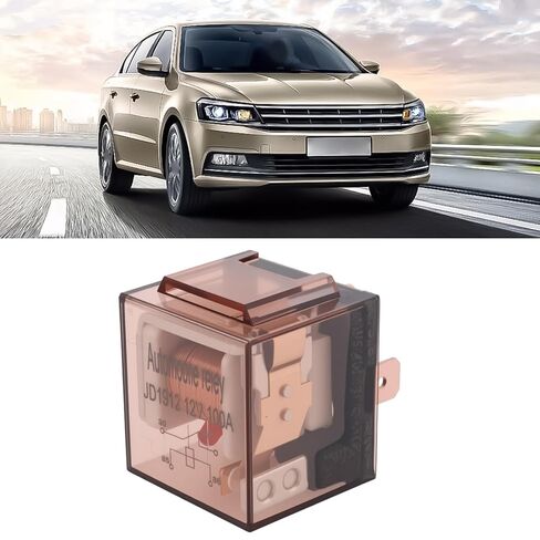 ECSiNG 2 قطعة 4-Pin SPNO 12 فولت مقاوم للماء مرحل السيارة 100A تيار عالي مفتاح التحكم في دائرة السيارة in Kuwait
