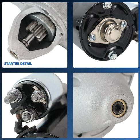 0061515901 Starter Motor for Mercedes-Benz 3.0L V6 CLK280 C300 E300 ML300 SLK300 S300, 3.5L V6 CLK350 E350 ML350 SL350 S350, 4.7L V8 GL450, 5.5L V8 CLS500 G500 ML500 S500, See Fitment! in Saudi Arabia