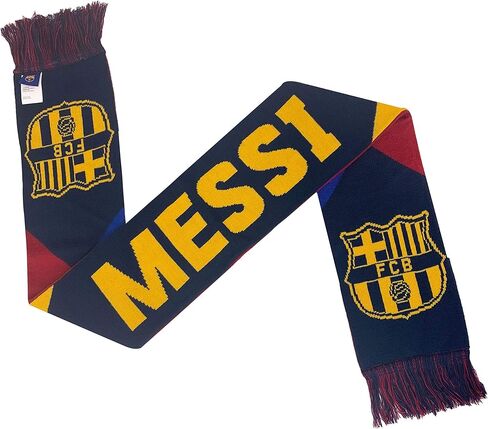 وشاح الفريق ذو الوجهين من Icon Sports Spanish Primera Liga Barcelona للجنسين، كحلي، مقاس واحد (FCB17SC) in Kuwait