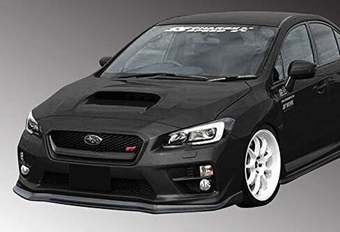 طقم الشفاه المصد الأمامي 3 قطع مناسب للتوافق مع 2015-2021 Subaru WRX STi، سبويلر حماية الحواف الفاصل على طراز CS، طقم جسم موزع هواء سد الذقن (مظهر ألياف الكربون) in Saudi Arabia