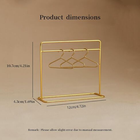 10Pcs 1:12 Dollhouse Metal Clothes Hangers Miniature Clothes Dress Storage Stand, IniOutfit Holders for Wardrobe Furniture Accessories in Saudi Arabia